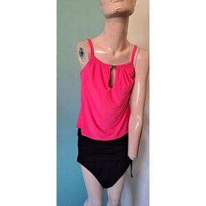 Kona sol Hot Pink Tankini Bikini Top Size Small